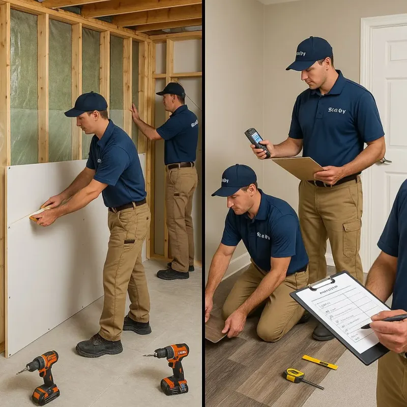 Repairs and Reconstruction process in Pineridge, SC